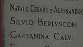 Berlusconi tra i grandi al Famedio