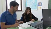 Una sola alunna in classe