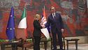 Meloni a Belgrado, "La Serbia in Ue"