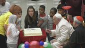 Francesco, compleanno con i bambini