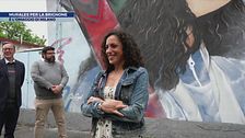 Un murales per la Brignone