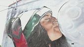 Un murales per Federica Brignone