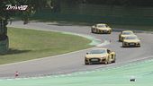 Gli azzurri dello sci in pista a Imola con Audi
