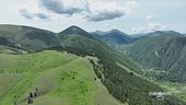 Una gara in mountain bike nel Parco nazionale d'Abruzzo