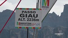 La maratona dei ciclisti sulle Dolomiti