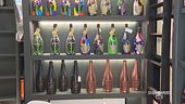 Bottiglie come opere d'arte