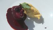 Trota e polenta, filetti di cervo cotti alla pietra