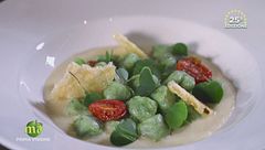 Gnocchetti con erbette di montagna