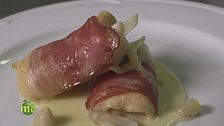 Involtini di pollo con Asiago, pancetta e asparagi di Bassano