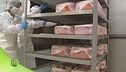 La fase di cottura del prosciutto