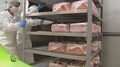 La fase di cottura del prosciutto