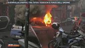 Guerriglia a Napoli tra tifosi tedeschi e Forze dell'ordine