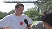 Gli studenti si accampano nelle piazze contro il caro affitti