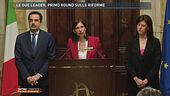 Le due leader, primo round sulle riforme