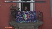 Napoli e il calciatore venerato come un santo