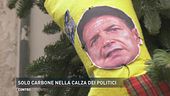 Solo carbone nella calza dei politici