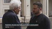 Papa Francesco, Meloni e Mattarella a tu per tu con Zelensky
