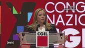 Giorgia Meloni al Congresso della Cgil