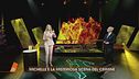 Michelle Baldassarre e la sterpaglia bruciata