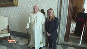 Giorgia Meloni da Papa Francesco