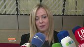 Giorgia Meloni a Bruxelles