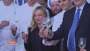 Giorgia Meloni al "Vinitaly"