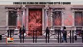 I ribelli del clima che imbrattano città e quadri