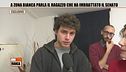 A Zona Bianca parla il ragazzo che ha imbrattato il Senato