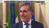 Vernice contro il Senato: parla Ignazio La Russa