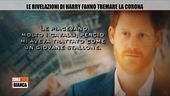 Le rivelazioni di Harry fanno tremare la corona