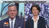 A Zona Bianca parla Eugenia Roccella, Ministro della famiglia