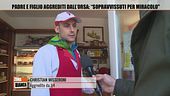 Padre e figlio aggrediti dall'orsa: "Sopravvissuti per miracolo"
