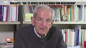 Luciano Violante: "Sul 25 aprile io d'accordo co Berlusconi"