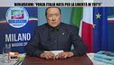 Berlusconi: "Forza Italia nata per la libertà di tutti"