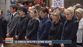 La famiglia unita per l'ultimo saluto a Silvio Berlusconi