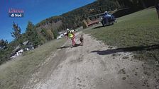 Un'esercitazione del soccorso alpino