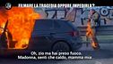 MARTINELLI: Auto e conducente in fiamme: un video sui social invece dei soccorsi