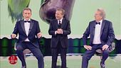 Ezio Greggio, Enzo Iacchetti e le domande dei 100