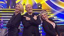 Max Pezzali, Michelle Hunziker e Katia Follesa in "La rivincita delle bionde"