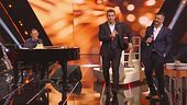 Antonello Venditti e Pio e Amedeo in "Sara"