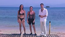 L'arrivo di Antonella Mosetti e Cristina Plevani a Playa Palapa
