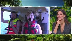 Il tuffo di Loredana Cannata e Paolo Vallesi