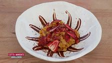 Tagliatelle con cioccolato e fragole