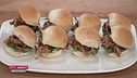 Mini panini con pulled pork
