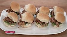 Mini panini con pulled pork