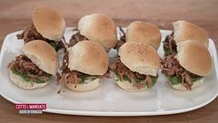 Mini panini con pulled pork