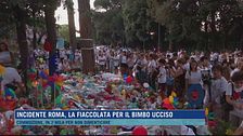 Incidente Roma, la fiaccolata per il bimbo ucciso