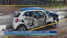 Roma, la dinamica dell'incidente tra il suv e l'auto