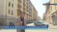 Firenze, da Via Veracini dove c'è la telecamera della pizzeria