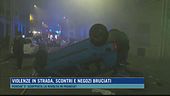 Violenze in strada, scontri e negozi bruciati